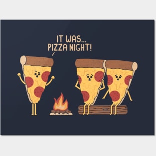 Pizza Night Posters and Art